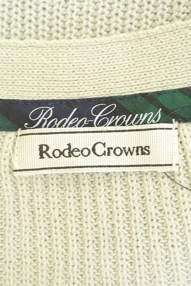 RODEO CROWNS（ロデオクラウン）の古着「ぷっくりロゴのカーディガン（カーディガン・ボレロ）」大画像６へ