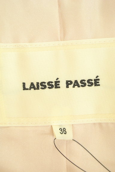 LAISSE PASSE（レッセパッセ）の古着「ビジュー×ファー付エレガンスロングコート（コート）」大画像６へ