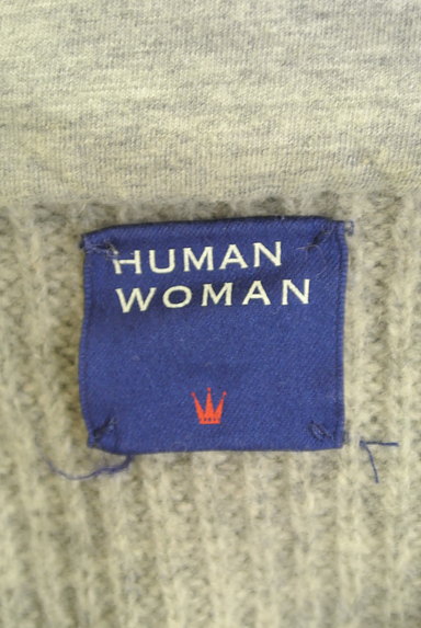HUMAN WOMAN（ヒューマンウーマン）の古着「ウールロングニットフロントボタンカーデ（カーディガン・ボレロ）」大画像６へ
