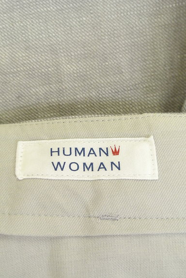 HUMAN WOMAN（ヒューマンウーマン）の古着「ボタンデザインクロップドワイドパンツ（パンツ）」大画像６へ