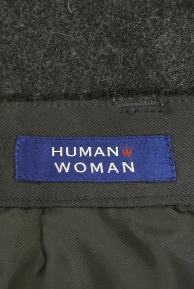 HUMAN WOMAN（ヒューマンウーマン）の古着「クロップドウールワイドパンツ（ショートパンツ・ハーフパンツ）」大画像６へ