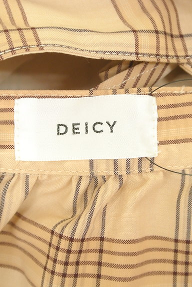 DEICY（デイシー）の古着「チェック柄ペプラムビスチェ（カットソー・プルオーバー）」大画像６へ