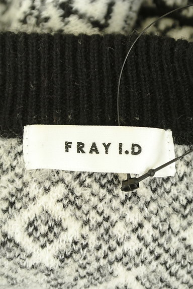FRAY I.D（フレイアイディー）の古着「ジャガード柄パッチワークニット（ニット）」大画像６へ