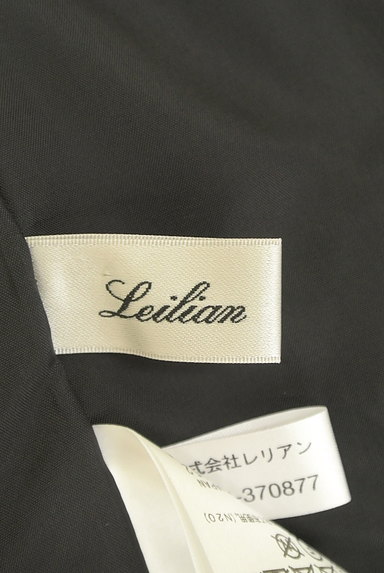 LEILIAN（レリアン）の古着「ビーズライン光沢セットアップ（セットアップ（ジャケット＋スカート））」大画像６へ