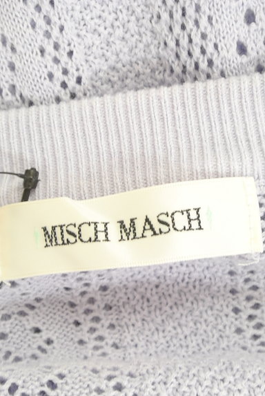MISCH MASCH（ミッシュマッシュ）の古着「ウエストリボン透かし編みニットワンピース（ワンピース・チュニック）」大画像６へ