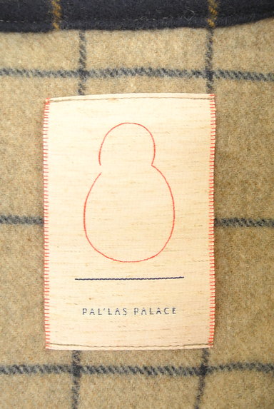 PAL'LAS PALACE（パラスパレス）の古着「チェック柄ノーカラージャケット（ジャケット）」大画像６へ