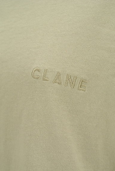CLANE（クラネ）の古着「ロゴ刺繍スリットＴシャツ（Ｔシャツ）」大画像４へ
