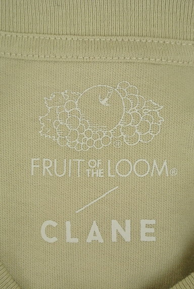 CLANE（クラネ）の古着「ロゴ刺繍スリットＴシャツ（Ｔシャツ）」大画像６へ