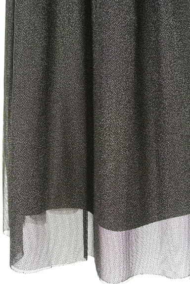 UNIVERVAL MUSE（ユニバーバルミューズ）の古着「華やかラメチュールスカート（スカート）」大画像５へ