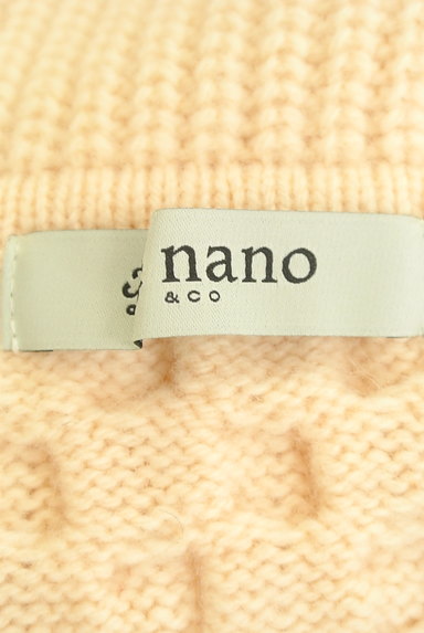 nano・universe（ナノユニバース）の古着「ケーブル編みロングニットワンピ（ワンピース・チュニック）」大画像６へ