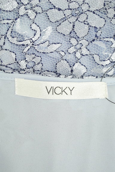 VICKY（ビッキー）の古着「花柄レース９分袖カットソー（カットソー・プルオーバー）」大画像６へ