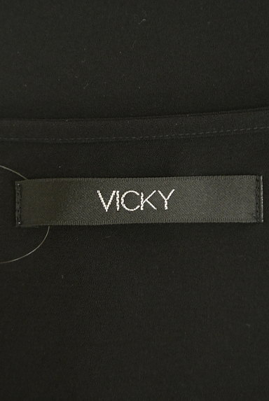 VICKY（ビッキー）の古着「ペプラム無地カットソー（カットソー・プルオーバー）」大画像６へ