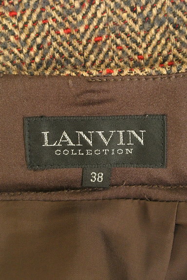 LANVIN（ランバン）の古着「ミックスウールひざ丈スカート（スカート）」大画像６へ