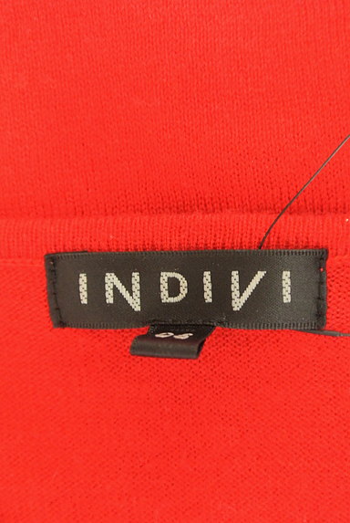 INDIVI（インディヴィ）の古着「あざやかカラーのＶネックニット（ニット）」大画像６へ