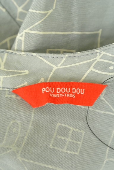 POU DOU DOU（プードゥドゥ）の古着「遊びココロたっぷりプリントブラウス（カットソー・プルオーバー）」大画像６へ