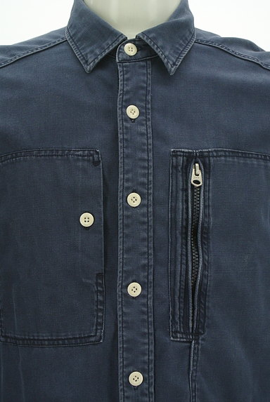 G-STAR RAW（ジースターロゥ）の古着「デザインポケットデニムシャツ（カジュアルシャツ）」大画像４へ