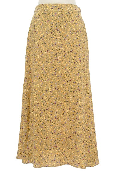 AZUL by moussy（アズールバイマウジー）の古着「レトロ小花柄フレアマキシスカート（ロングスカート・マキシスカート）」大画像１へ