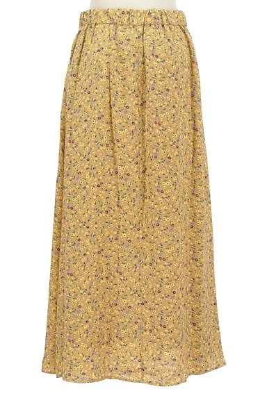 AZUL by moussy（アズールバイマウジー）の古着「レトロ小花柄フレアマキシスカート（ロングスカート・マキシスカート）」大画像２へ