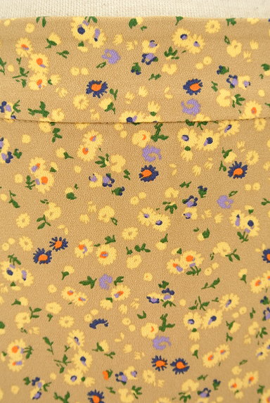 AZUL by moussy（アズールバイマウジー）の古着「レトロ小花柄フレアマキシスカート（ロングスカート・マキシスカート）」大画像４へ