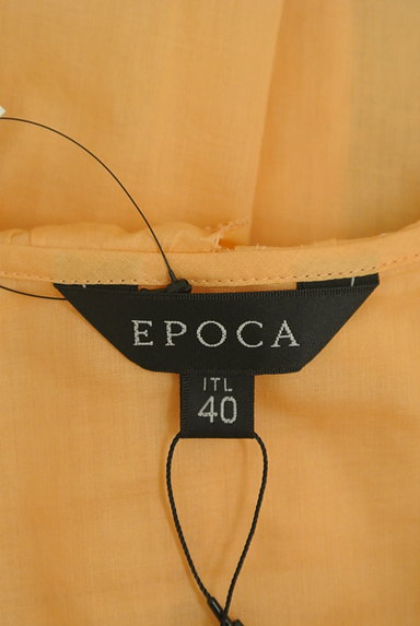 EPOCA（エポカ）の古着「フリル襟コットンシアーブラウス（ブラウス）」大画像６へ
