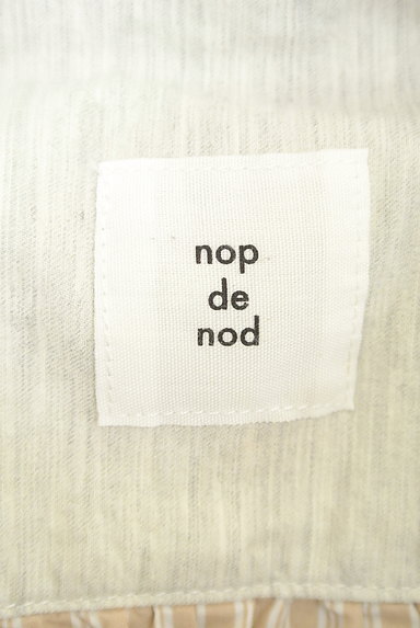 nop de nod（ノップドゥノッド）の古着「ストライプ柄切替シャツ（カジュアルシャツ）」大画像６へ