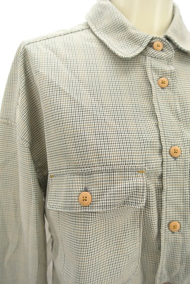 POU DOU DOU（プードゥドゥ）の古着「チェック柄CPOシャツ（カジュアルシャツ）」大画像４へ