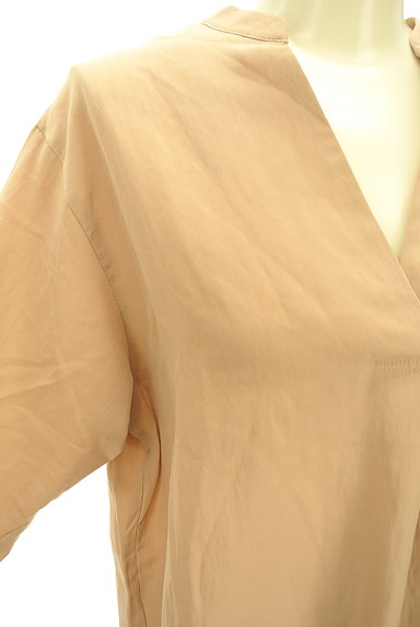 ROSE BUD（ローズバッド）の古着「キーネック七分袖カットソー（カットソー・プルオーバー）」大画像４へ