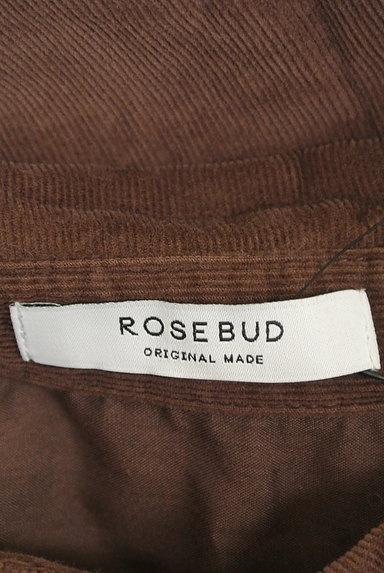ROSE BUD（ローズバッド）の古着「ウエストリボンコーデュロイシャツワンピ（ワンピース・チュニック）」大画像６へ