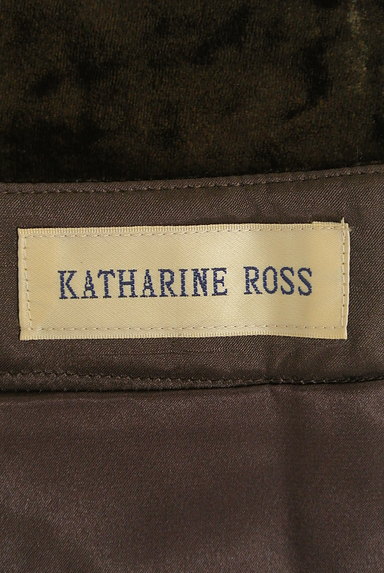 KATHARINE ROSS（キャサリンロス）の古着「膝下丈花柄ベロアバルーンスカート（スカート）」大画像６へ