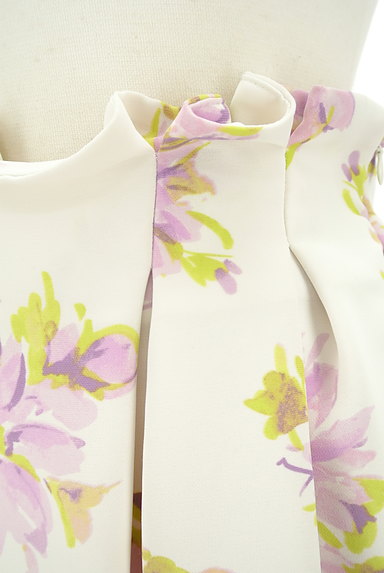 MERCURYDUO（マーキュリーデュオ）の古着「花柄タックフレアミニスカート（ミニスカート）」大画像４へ