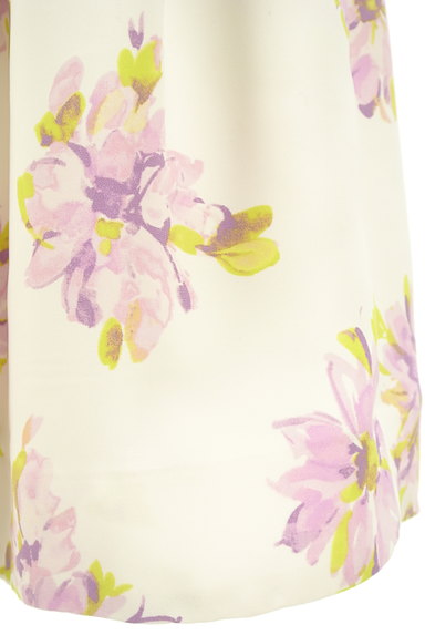 MERCURYDUO（マーキュリーデュオ）の古着「花柄タックフレアミニスカート（ミニスカート）」大画像５へ