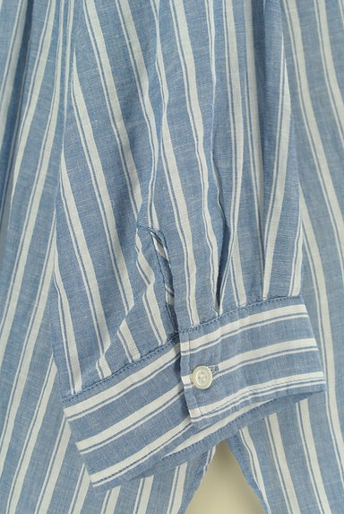 SM2（サマンサモスモス）の古着「さらり涼し気なストライプシャツ（カジュアルシャツ）」大画像５へ