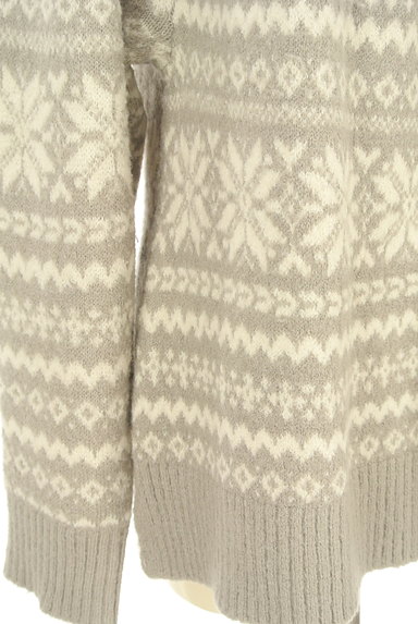 SM2（サマンサモスモス）の古着「ほっこり雪柄フェアアイルセーター（セーター）」大画像５へ