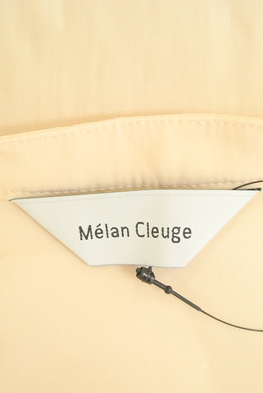 Melan Cleuge（メランクルージュ）の古着「バンドカラーロング丈シャツ（ブラウス）」大画像６へ
