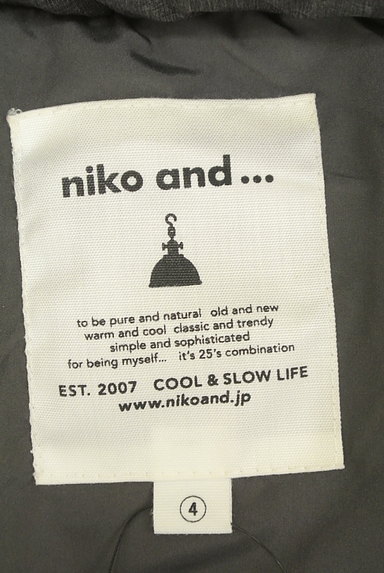 niko and...（ニコ アンド）の古着「ボリューム中綿ショートブルゾン（ブルゾン・スタジャン）」大画像６へ