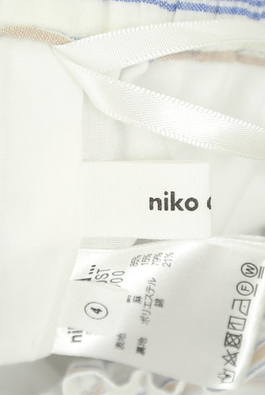 niko and...（ニコ アンド）の古着「ストライプ柄コットンリネンパンツ（パンツ）」大画像６へ