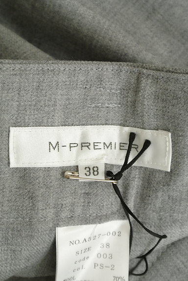 M-premier（エムプルミエ）の古着「ベルト付きセンタープレスワイドパンツ（パンツ）」大画像６へ