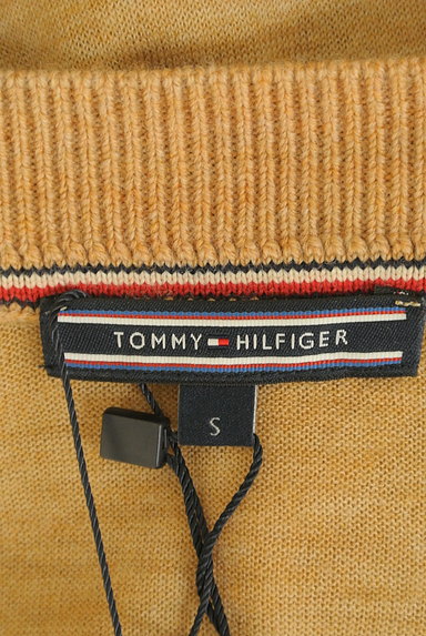 TOMMY HILFIGER（トミーヒルフィガー）の古着「フロントオープンロングニットカーデ（カーディガン・ボレロ）」大画像６へ