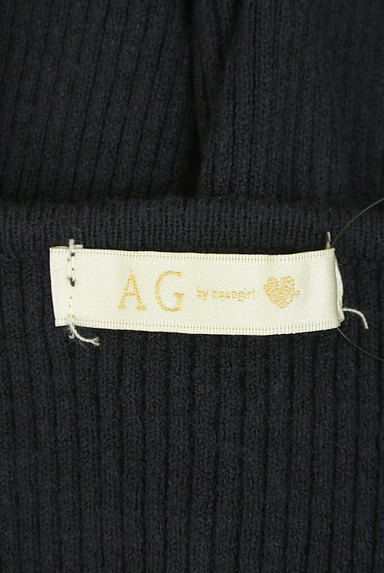 AG by aquagirl（エージーバイアクアガール）の古着「刺繍シフォンレースリブニット（ニット）」大画像６へ