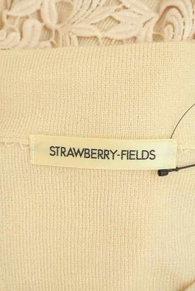 STRAWBERRY-FIELDS（ストロベリーフィールズ）の古着「刺繍＆チュールベルスリーブニットトップス（ニット）」大画像６へ