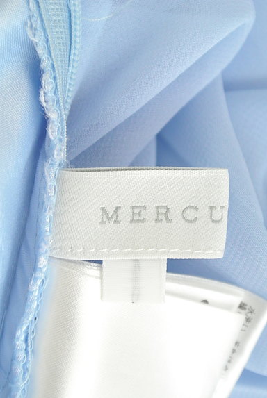 MERCURYDUO（マーキュリーデュオ）の古着「プリーツ切替ミモレ丈シフォンパンツ（パンツ）」大画像６へ