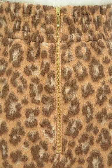 JILL by JILLSTUART（ジルバイジルスチュアート）の古着「ミディ丈レオパード柄起毛スカート（スカート）」大画像４へ