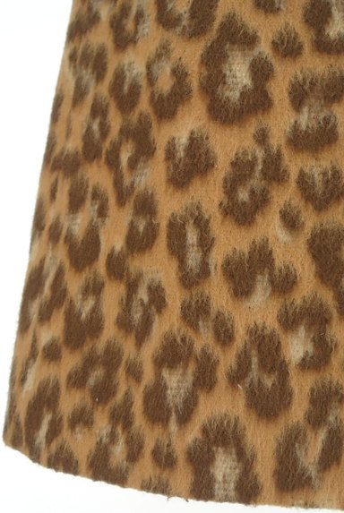 JILL by JILLSTUART（ジルバイジルスチュアート）の古着「ミディ丈レオパード柄起毛スカート（スカート）」大画像５へ