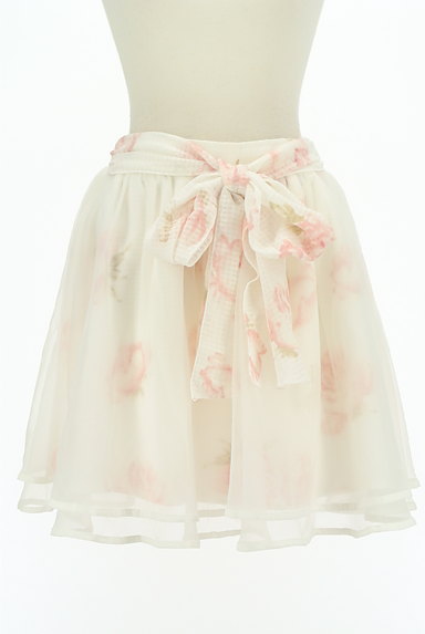LIZ LISA（リズリサ）の古着「花柄チュールミニスカート（スカート）」大画像１へ