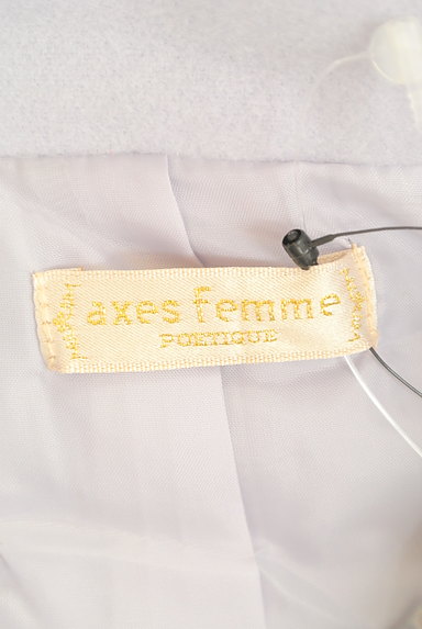 axes femme（アクシーズファム）の古着「レースラインのふわ袖フレアコート（コート）」大画像６へ