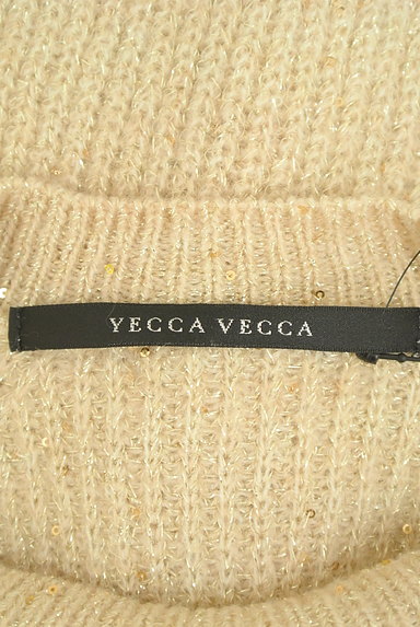 YECCA VECCA（イェッカヴェッカ）の古着「ゴールドのきらふわニット（セーター）」大画像６へ