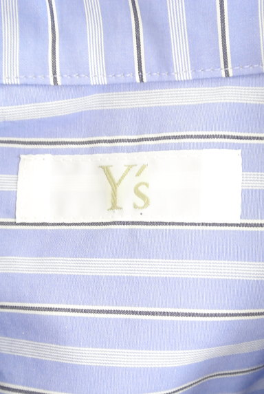Y's（ワイズ）の古着「ストライプ柄切替コットンシャツ（カジュアルシャツ）」大画像６へ