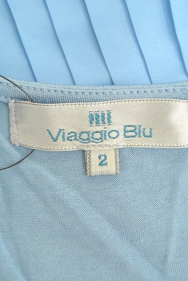 Viaggio Blu（ビアッジョブルー）の古着「ストール付き裾フリルトップス（カットソー・プルオーバー）」大画像６へ
