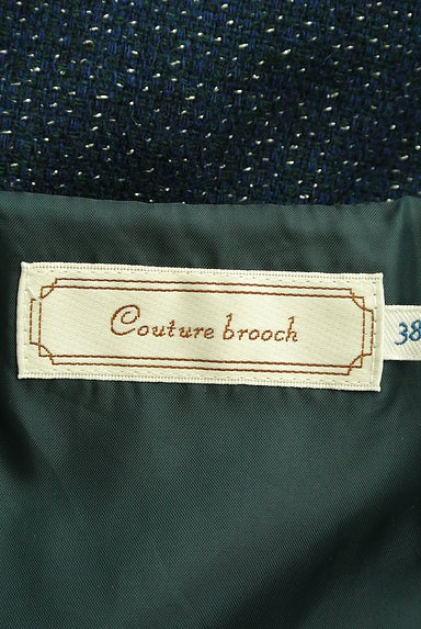 Couture Brooch（クチュールブローチ）の古着「ラメツイードジャンパースカート（ワンピース・チュニック）」大画像６へ