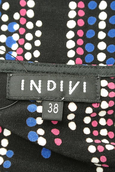 INDIVI（インディヴィ）の古着「総柄カシュクールブラウス（カットソー・プルオーバー）」大画像６へ